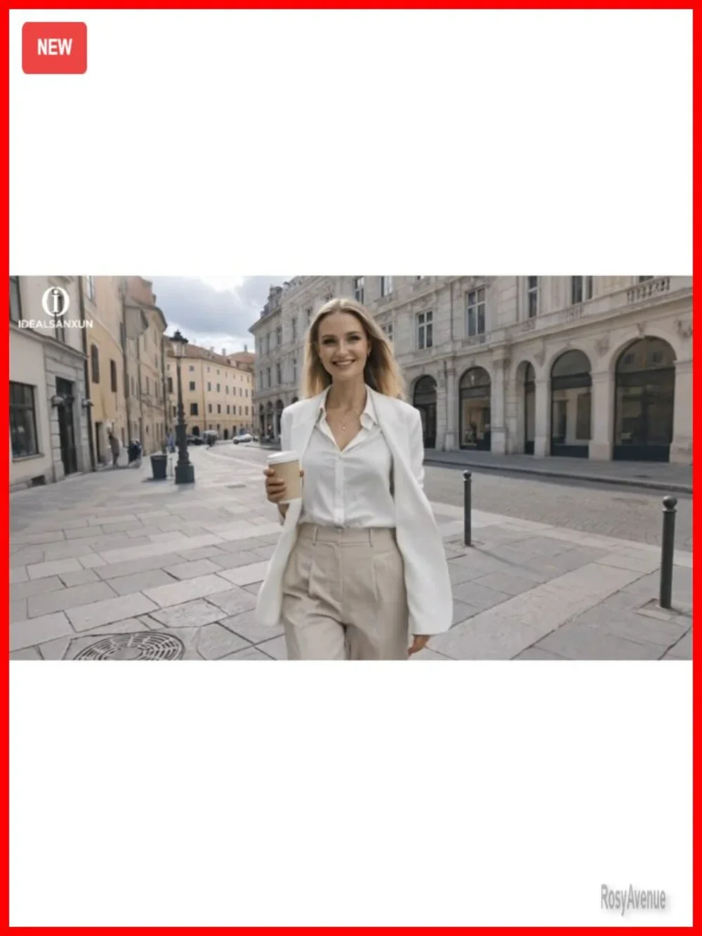 3/4 Sleeve Linen Blend Blazer Jacket Lightweight Casual Business Work